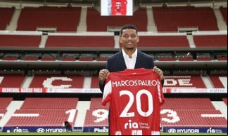 Marcos Paulo, ex-Fluminense, foi anunciado pelo Atlético de Madrid