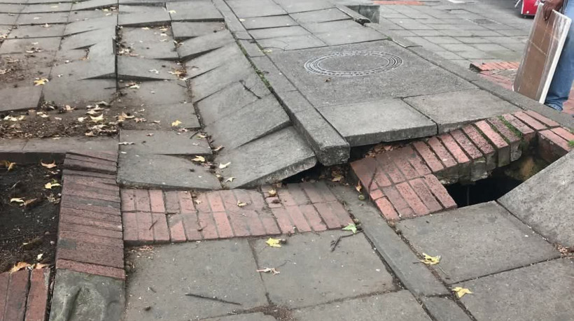Fotos e vídeos do momento do terremoto estão sendo compartilhados nas redes sociais